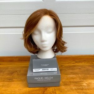 Raquel Welch Crowd Pleaser in Rusty Auburn, lace front, mono part, HD fibers